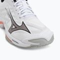 Încălțăminte de volei Mizuno Wave Lightning Elite white/black/fiery red 7
