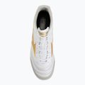 Încălțăminte de fotbal Mizuno Morelia Sala Elite TF white/football gold/galaxy silver 5