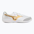 Încălțăminte de fotbal Mizuno Morelia Sala Pro IN white/football gold/galaxy sil 2