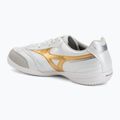 Încălțăminte de fotbal Mizuno Morelia Sala Pro IN white/football gold/galaxy sil 3