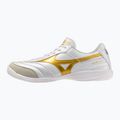 Încălțăminte de fotbal Mizuno Morelia Sala Elite IN white/football gold/galaxy sil