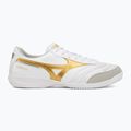 Încălțăminte de fotbal Mizuno Morelia Sala Elite IN white/football gold/galaxy sil 2
