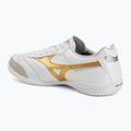 Încălțăminte de fotbal Mizuno Morelia Sala Elite IN white/football gold/galaxy sil 3