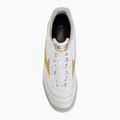 Încălțăminte de fotbal Mizuno Morelia Sala Elite IN white/football gold/galaxy sil 5