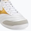 Încălțăminte de fotbal Mizuno Morelia Sala Elite IN white/football gold/galaxy sil 7