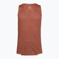 Tricou de alergare pentru bărbați Mizuno Tech Light Tank copper brown