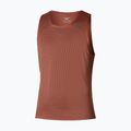 Tricou de alergare pentru bărbați Mizuno Tech Light Tank copper brown