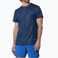 Tricou de alergare pentru bărbați Mizuno Active DryAeroFlow Graphic estate blue