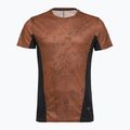 Tricou de alergare pentru bărbați Mizuno Active DryAeroFlow Graphic copper brown
