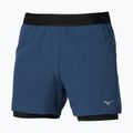 Pantaloni scurți de alergare pentru bărbați Mizuno Core 5.5 Inches 2in1 estate blue