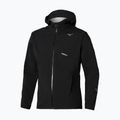 Geacă de alergare pentru bărbați Mizuno Trail Waterproof 20K Hooded black