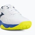 Încălțăminte de tenis pentru bărbați Mizuno Wave Enforce Court CC white/dazzling blue/lightning 7