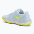 Încălțăminte de tenis pentru femei Mizuno Wave Enforce Court CC W ice water/lightning yellow/ancient 3