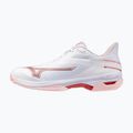 Încălțăminte de tenis pentru femei Mizuno Wave Exceed Court CC W white/pinkesque/barbados cherr