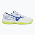 Încălțăminte de tenis pentru bărbați Mizuno Break Shot 5 CC white/dazzling blue/lightning 2