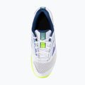 Încălțăminte de tenis pentru bărbați Mizuno Break Shot 5 CC white/dazzling blue/lightning 5