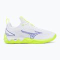 Încălțăminte de volei Mizuno Wave Luminous 3 white/lightning yellow/dazzling blue 2