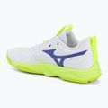 Încălțăminte de volei Mizuno Wave Momentum Elite white/lightning yellow/dazzling blue 3