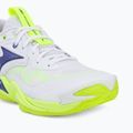Încălțăminte de volei Mizuno Wave Momentum Elite white/lightning yellow/dazzling blue 7