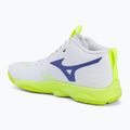 Încălțăminte de volei Mizuno Wave Momentum Elite Mid white/lightning yellow/dazzling blue 3