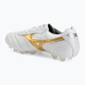 Încălțăminte de fotbal Mizuno Morelia II Japan FG white/football gold/galaxy silver 3