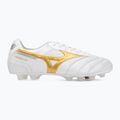 Încălțăminte de fotbal Mizuno Morelia II Elite FG white/football gold/galaxy silver 2