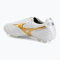 Încălțăminte de fotbal Mizuno Morelia II Elite FG white/football gold/galaxy silver 3