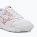 Încălțăminte de volei pentru femei Mizuno Cyclone Speed 5 white/rose elegance/lava falls 7