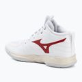Încălțăminte de volei pentru femei Mizuno Wave Momentum Pro Mid white/rose elegance/lava falls 3