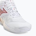 Încălțăminte de volei pentru femei Mizuno Wave Momentum Elite Mid white/rose elegance/lava falls 7
