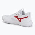 Încălțăminte de volei pentru femei Mizuno Wave Momentum Elite white/rose elegance/lava falls 3