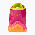 Încălțăminte de volei Mizuno Wave Lightning Elite Mid pink tetra/fortune yellow/light 3