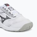 Încălțăminte de volei Mizuno Cyclone Speed 5 white/black/fiery red 7