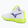 Încălțăminte de volei Mizuno Wave Momentum Pro Mid white/lightning yellow/dazzling blue 3
