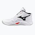 Încălțăminte de volei Mizuno Wave Momentum Pro Mid white/black/fiery red 8