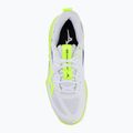 Încălțăminte de volei Mizuno Wave Momentum Pro white/lightning yellow/dazzling blue 5