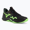 Încălțăminte de volei Mizuno Wave Momentum Pro black/glowing apple/mandarin orange
