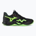 Încălțăminte de volei Mizuno Wave Momentum Pro black/glowing apple/mandarin orange 2