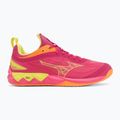 Încălțăminte de volei Mizuno Wave Luminous 3 mugen pink tetra/fortune yellow/ligh 2