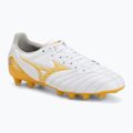 Încălțăminte de fotbal Mizuno Morelia Neo IV Pro FG white/mp gold/cool gray 3c