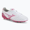 Încălțăminte de fotbal Mizuno Morelia Neo IV Pro AG white/fuchsia purple/fuchsia purple