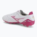 Încălțăminte de fotbal Mizuno Morelia Neo IV Pro AG white/fuchsia purple/fuchsia purple 3