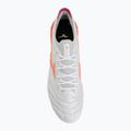 Încălțăminte de fotbal Mizuno Morelia Neo IV Beta Japan FG white/pink tetra/fuchsia purple 5