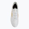 Încălțăminte de fotbal Mizuno Morelia Neo IV Beta Japan AG white/mp gold/cool gray 3c 5