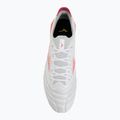 Încălțăminte de fotbal Mizuno Morelia Neo IV Beta Elite FG white/pink tetra/fuchsia purple 5