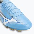 Încălțăminte de fotbal Mizuno Alfa III Pro FG celeste/white 7