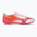 Încălțăminte de fotbal Mizuno Alpha III Japan AG white/fuchsia purple 2