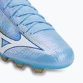 Încălțăminte de fotbal Mizuno Alfa III Elite FG celeste/white 7
