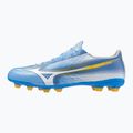 Încălțăminte de fotbal Mizuno Alfa III Select FG celeste/white