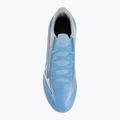 Încălțăminte de fotbal pentru copii Mizuno Alfa III Select Jr FG celeste/white 5